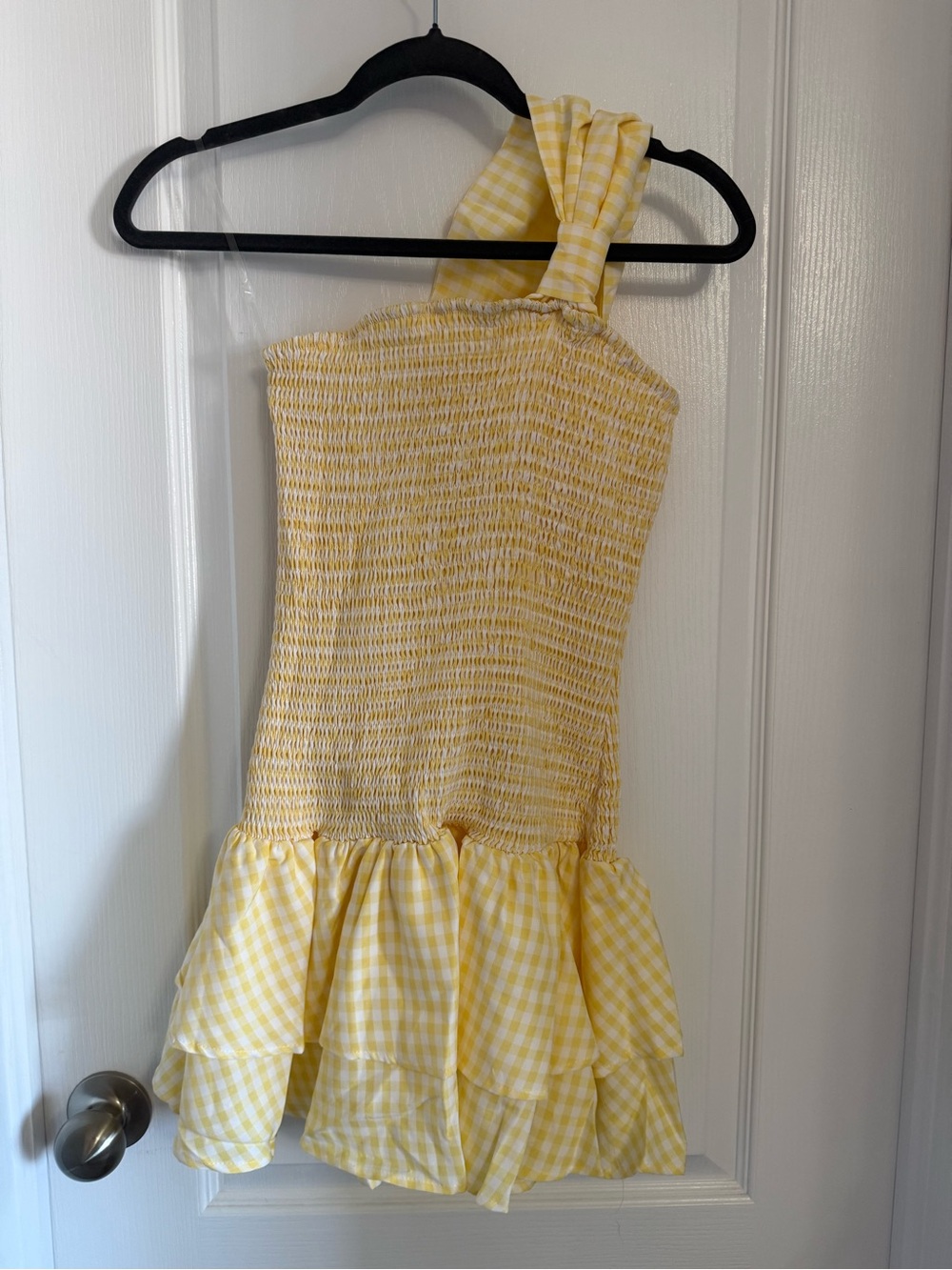Peppermayo Yellow Gingham Mini Dress - Picture 7 of 7